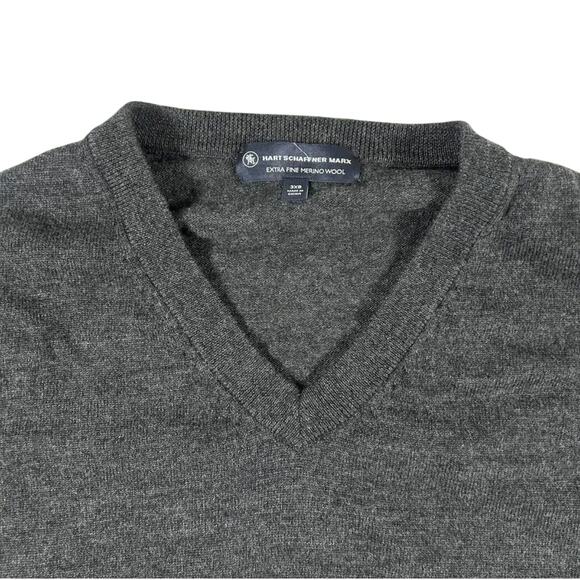 Hart Schaffner Marx - Extra Fine Merino Wool - Men's Pullover Sweater Size: 3XB - Picture 3 of 9